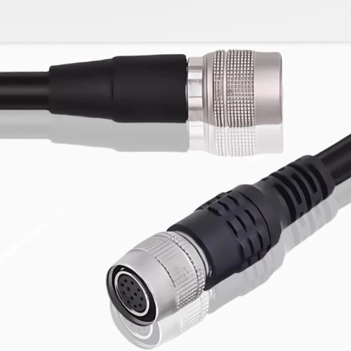 M12 12pin Cable Right Angle Hiros